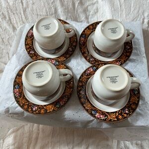 Vitromaster Abundance Stoneware Dinner Set Plate Bowl Cup Saucer 1993 set of 5